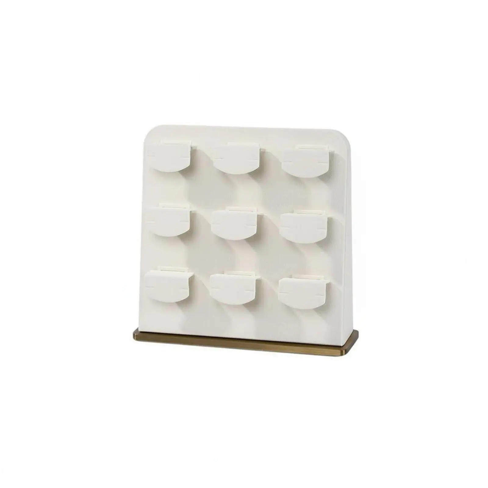 Earring Display Stand Luxury Jewelry Holder Organizer with Metal Base for Jewelry Store Showroom Display view 2
