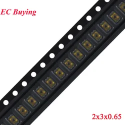 10Pcs-100Pcs 2*3*0.65 2x3x0.65 Mini Membrane Keyboard Tact Push Touch Button Micro Switch Thin Film Key Board For Mobile Camera