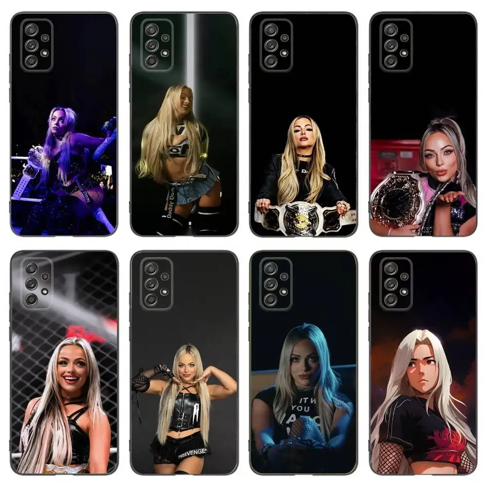 

L-Liv Wrestler Morgan Phone Case For Samsung Galaxy A13,A21s,A22,A31,A32,A52,A53,A71,A80,Soft Black Shell
