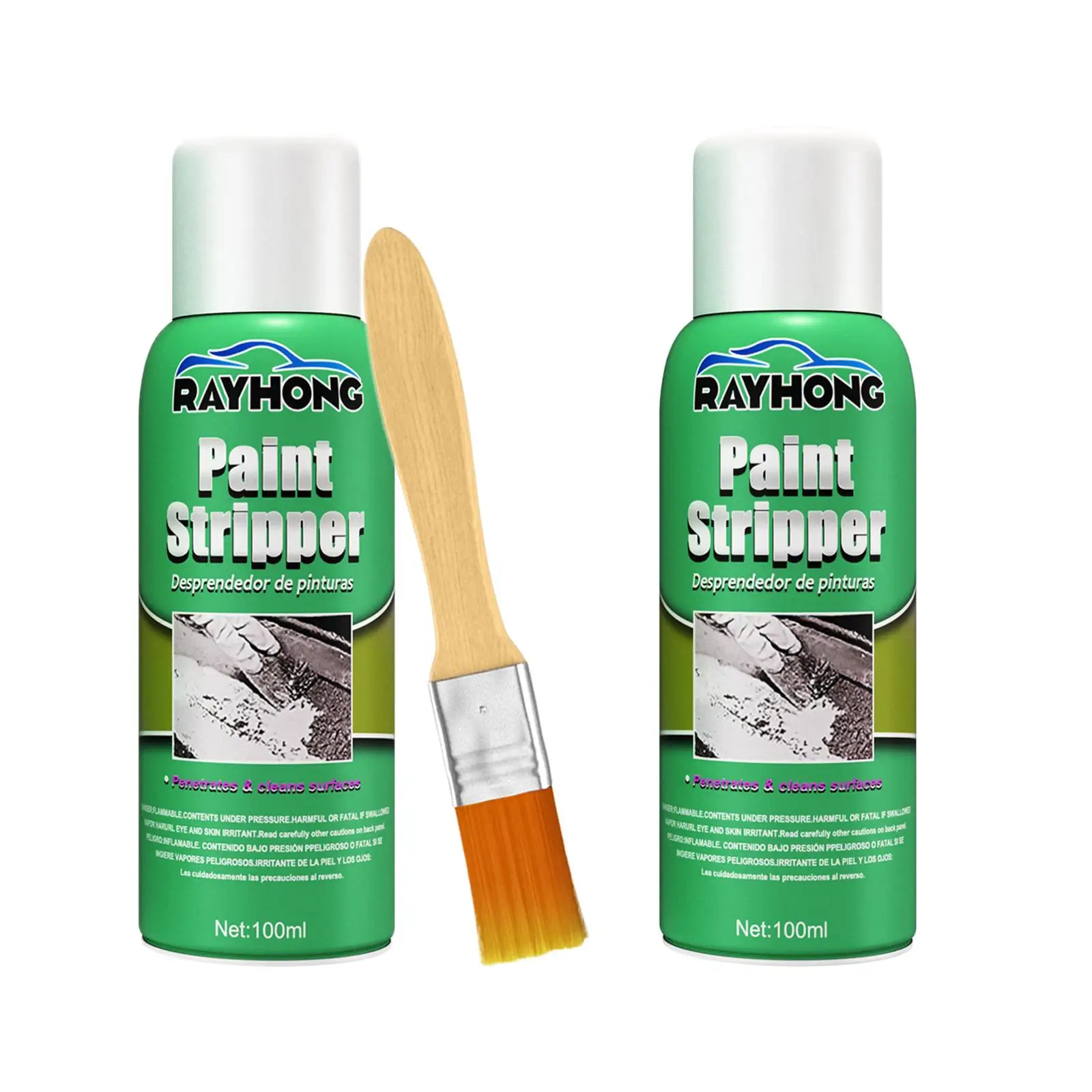 Strong Paint Remover Liquid 100ml for Auto Marine Motorcycle Machinery Surface Renovation Easy Rinse Off