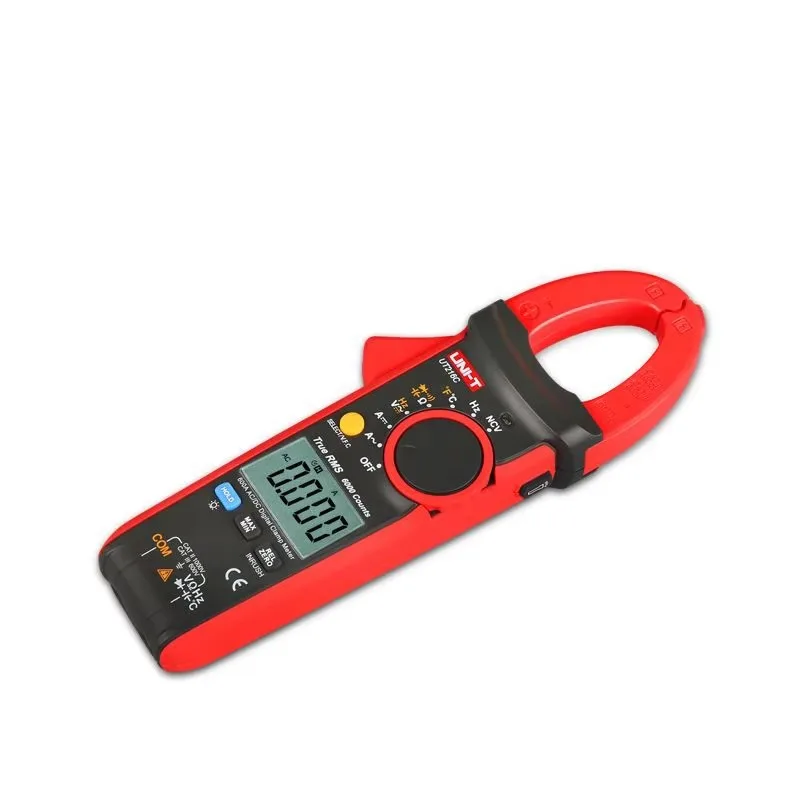 UNI-T Digital Clamp Meter UT216C 600A True RMS Voltage Frequency Resistance Capacitance Temperature Continuity Diode Tester