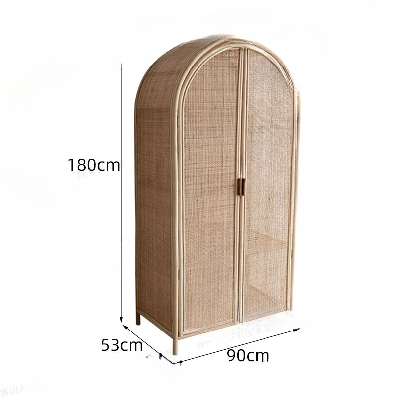 خزانة ملابس فردية من الروطان الشمالي، منزل صغير، شقة غرفة نوم، خزانة تخزين يابانية قديمة #4