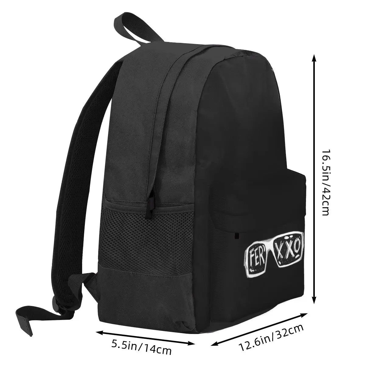 Ferxxo Glasses - Feid Logo Classic Sticker Backpack Hot Sale Daypack Large Capacity Kids BookBag School Bag