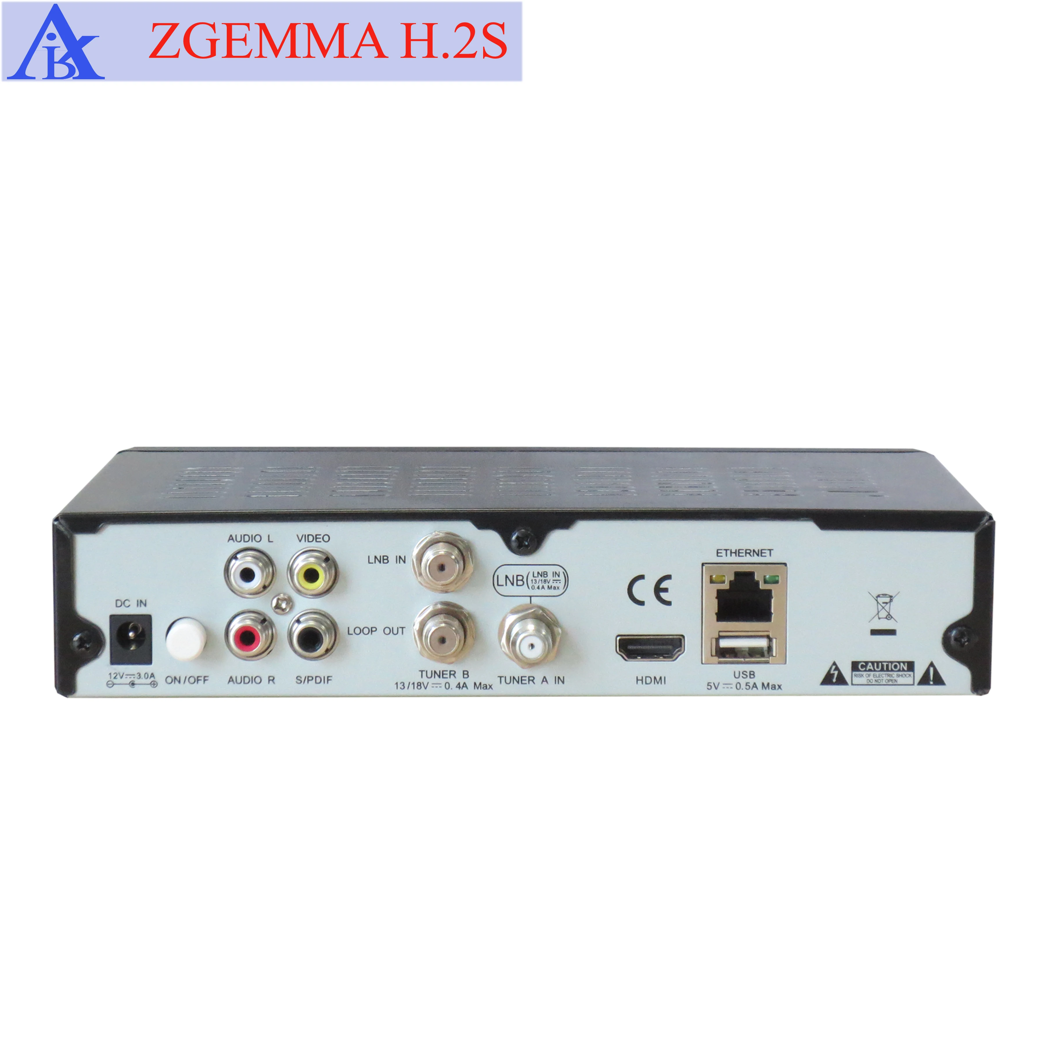 ZGEMMA H.2S DVB-S/lttwin tuner enigma2 Linux OS le plus rapide en cours d\'exécution Satellite tv récepteur soutien monde tv récepteur