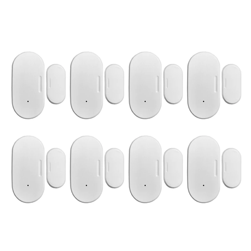 8X Tuya Zigbee Deur En Raam Sensor Smart Automation Beveiliging Smartlife App Alarm Remote Real-Time Push