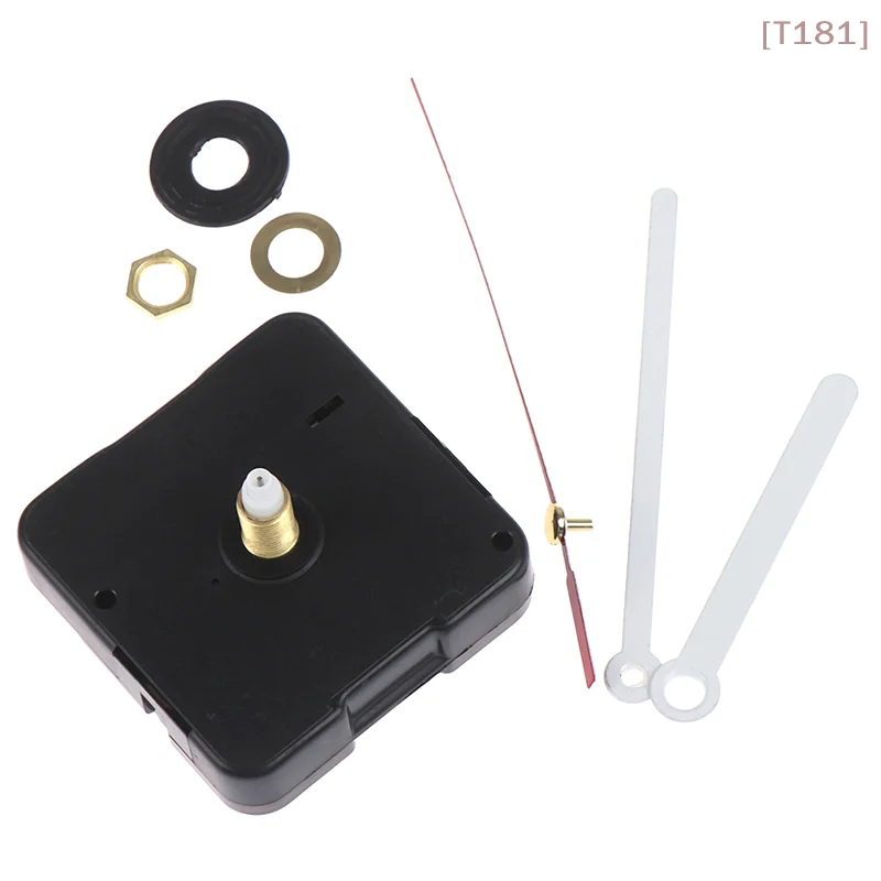 [E] DIY Silent Classic sliver Quartz Watch Wall Clock Movement Mechanism Parts