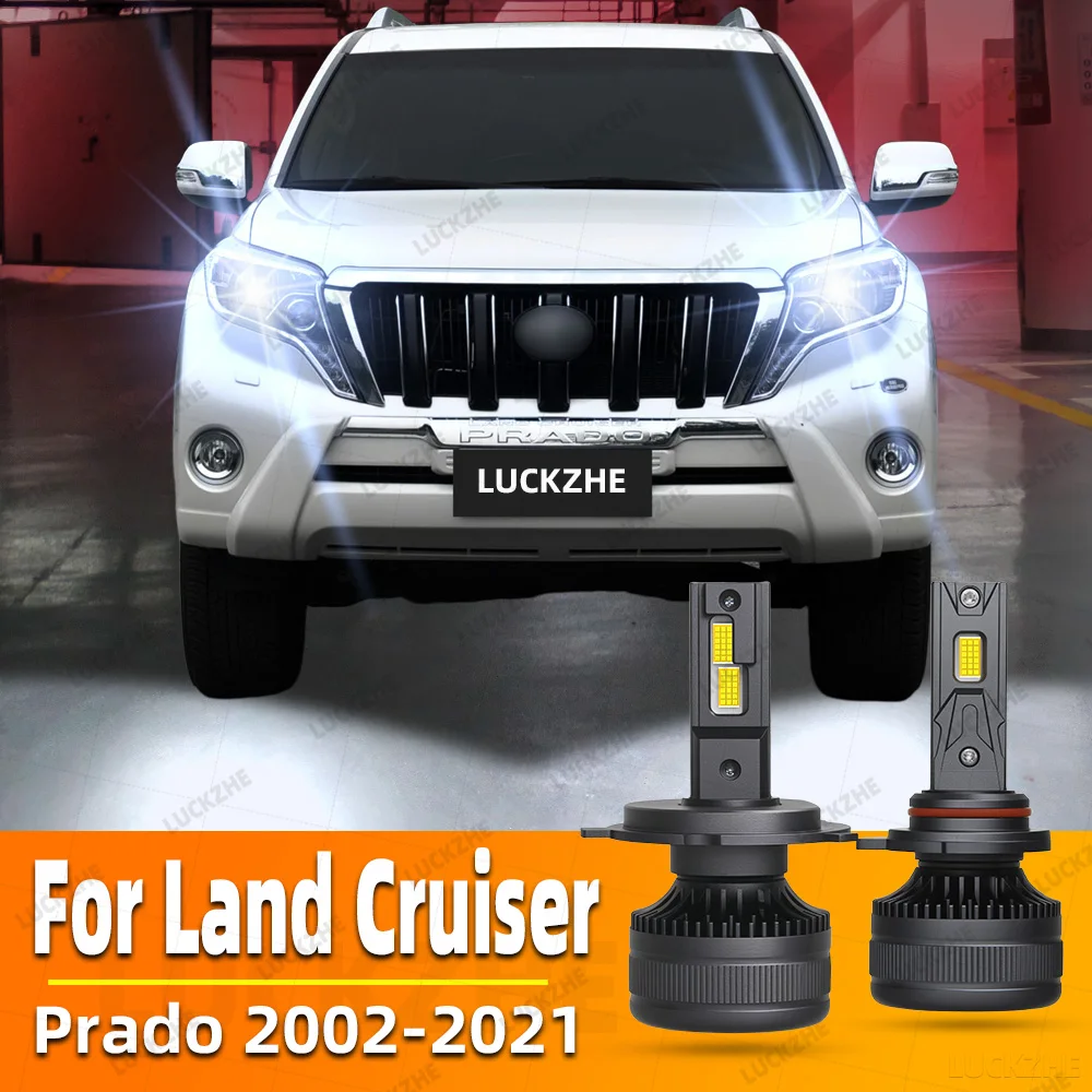 For Toyota Land Cruiser Prado 120 150 J120 J150 Led Headlight No Error Car Bulb High Power Auto Light Diode Lamp 200W 10000LM