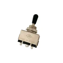 Chorme 3 Way Selector Pickup Toggle Switch Guitar Parts for Electric Guitars Box Design Sealed Metal Housing Durable