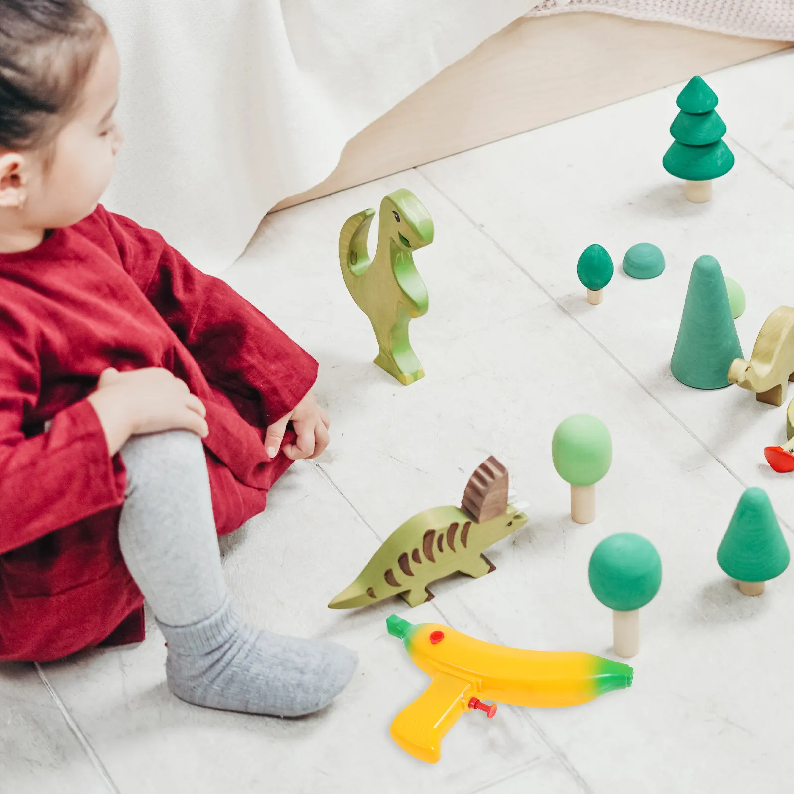 

Набор из 3 водных пистолетов в форме банана, премиум-качество, для детей, для летних вечеринок у бассейна, пляжа, игр на свежем воздухе, веселый и запоминающийся подарок