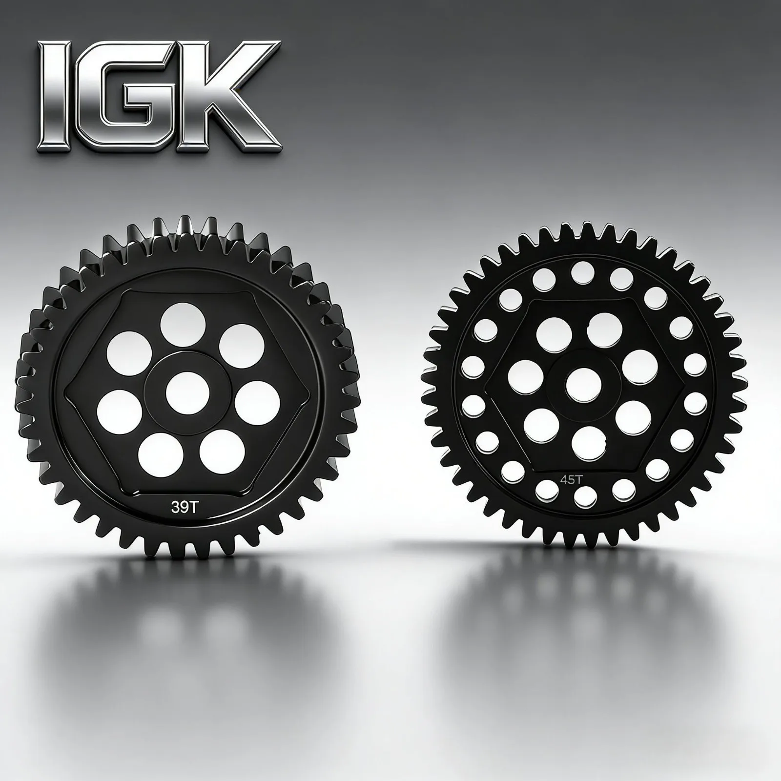 8053 0.8M 39T/45T Steel Spur Gear - Upgrade for Traxxas TRX4/TRX6 1/10 RC Crawler