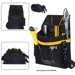 Waist Tool Bag Electrician Storage Tool Bag Belt Tool Pouch Kits Holder With Pockets Multi Functional Handheld Shoulder Tool Kit