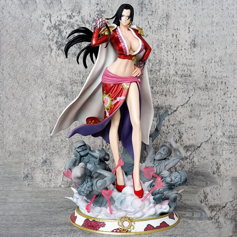 

One Piece Action Figure Boa Hancock Figuras 31cm GK Statue One Pieces Figurine Desktop Model Ornament Anime Peripheral Kids Gift