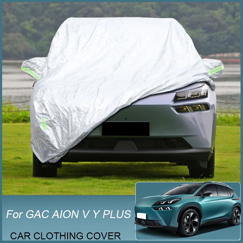 

Full Car Cover Rain Frost Snow Dust Waterproof Protect Anti UV Cover External Auto AccessoriesFor GAC AION V Y PLUS 2022-Present