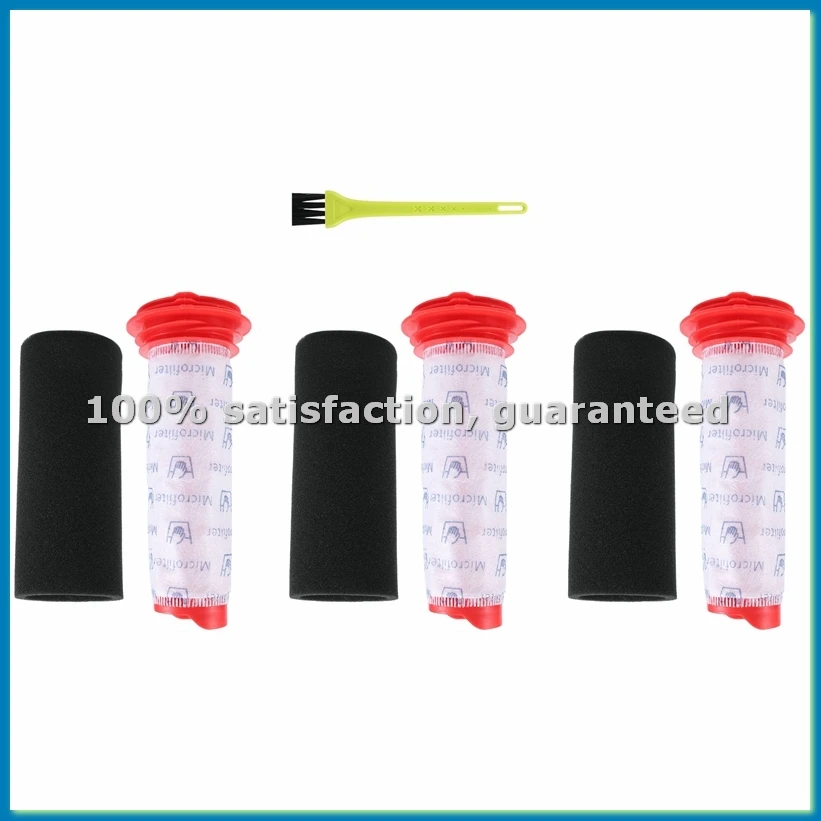 

Комплект сменных фильтров для Athlet, 3 основных фильтра + 3 поролоновых фильтра для беспроводного пылесоса Athlet-FS