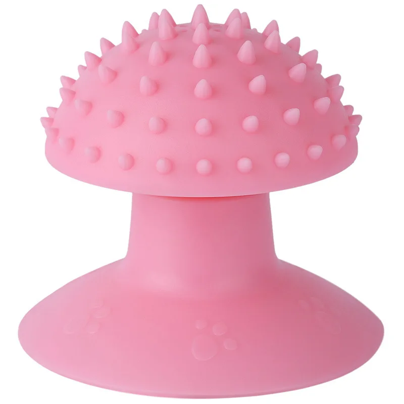 Pet Cat ventosa Scrubber per capelli massaggiatore Scratch Scratch Scrubber pettine per gatti spazzola per massaggio a ventosa