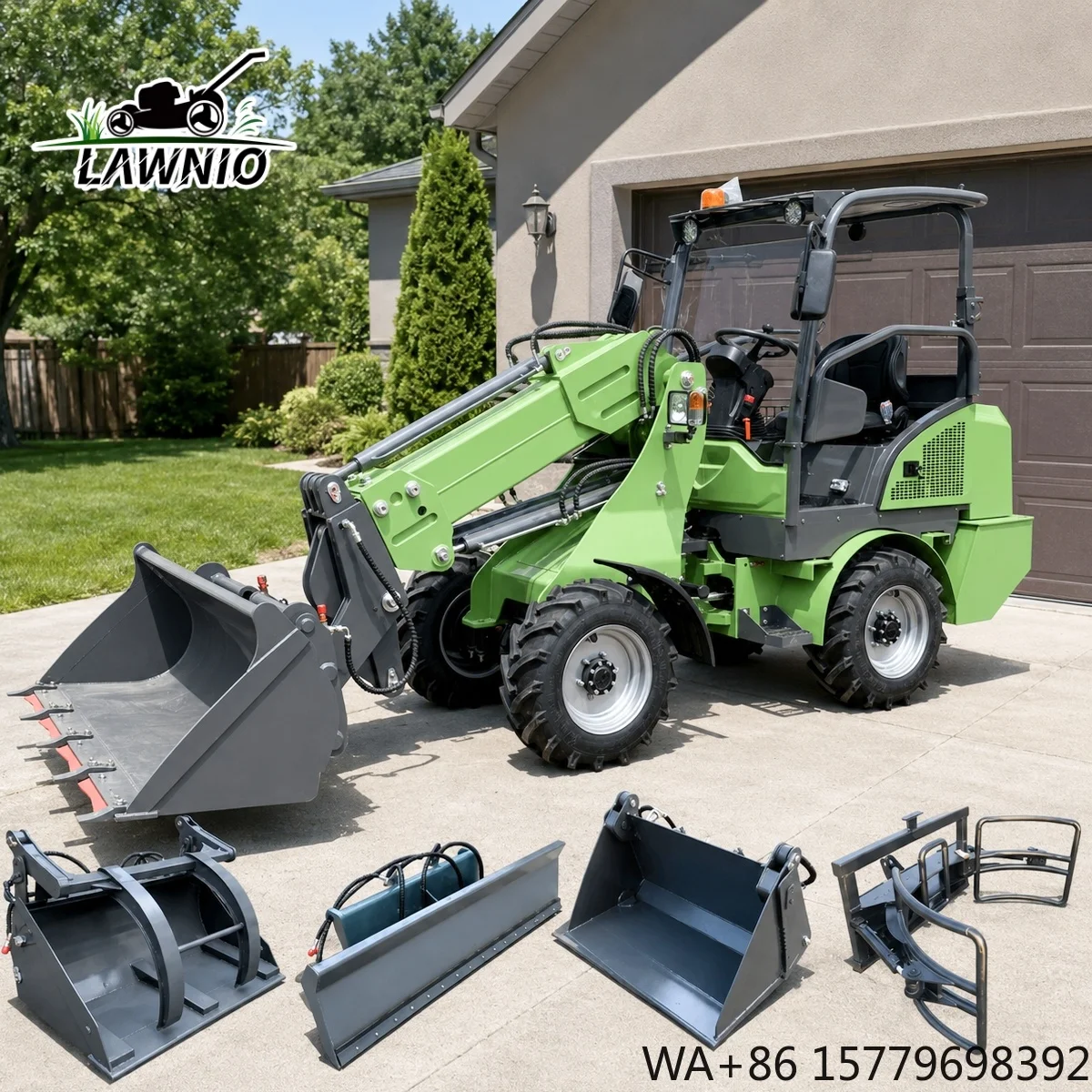 High Work Efficiency Telescopic Loader  Full Hydraulic Steering High Lift Capability for Indoor Use Telescopic Arm Loader