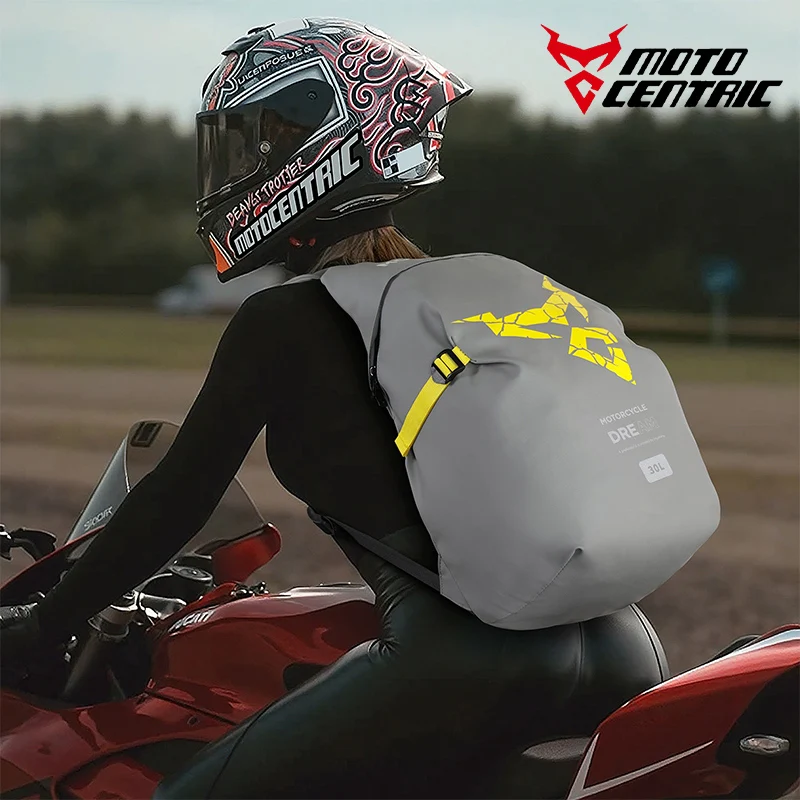 

Новый мотоциклетный рюкзак 30 л, большой вместительный рюкзак для шлема для мотокросса, водонепроницаемый мотоциклетный полный шлем, светоотражающий рюкзак