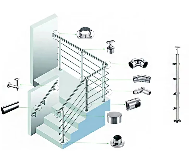 تخصيص الدرابزين الدرج شرفة فناء الدرابزين الأسوار الحديد المطاوع مزينة بأسوار الحديد الزهر خمر #6