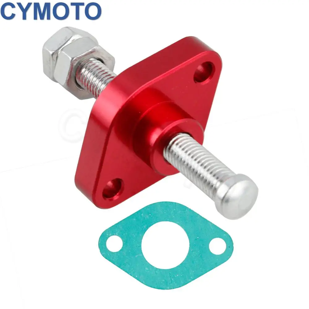 Motorcycle Chain Adjuster Set Cam Chain Tensioner & Gasket For Suzuki LZ250EF LZ300E LTA450 LTR450 LTF500 LTA500 LTZ400