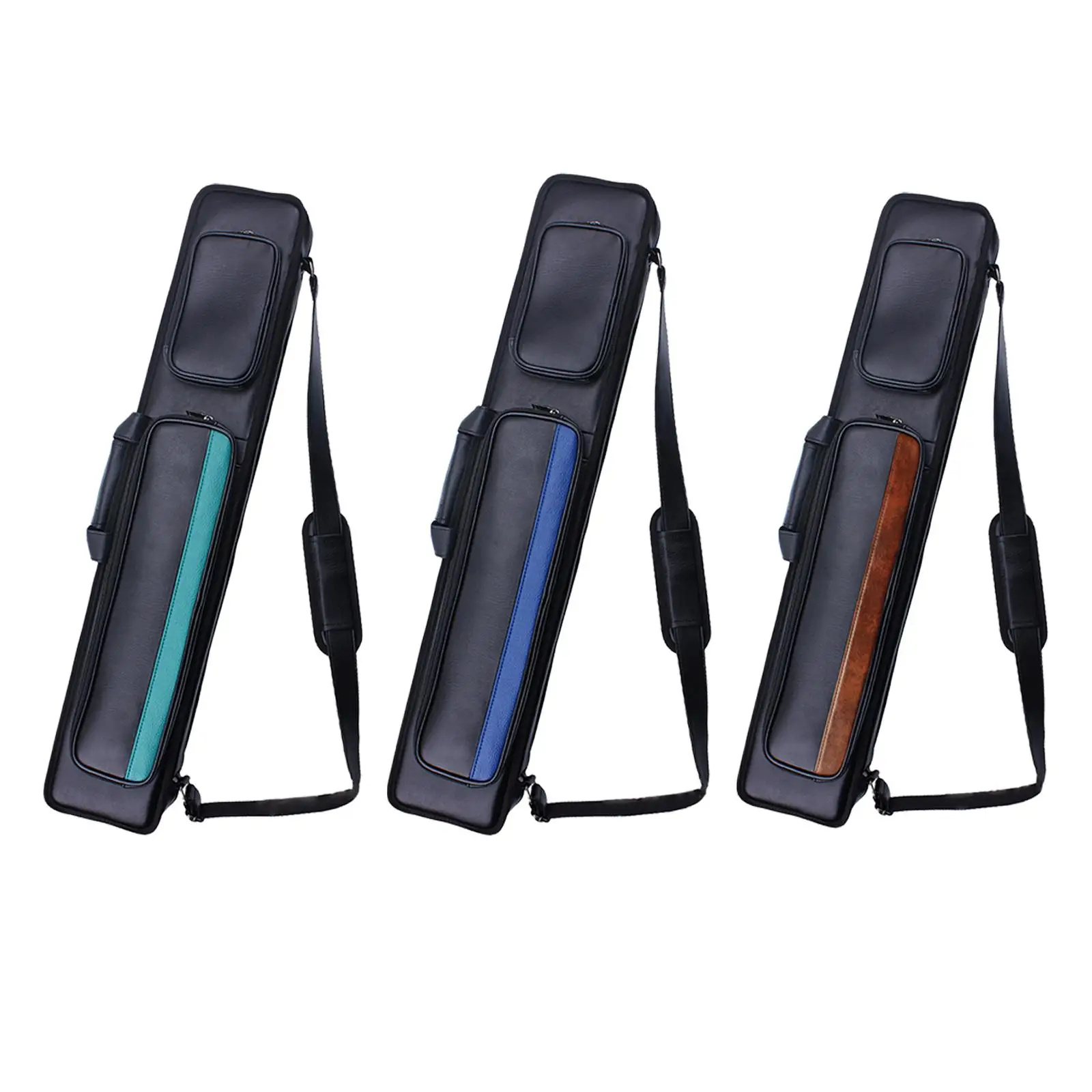 

Billiard Pool Cue Case Carrying Case Organizing 1/2 Split Cue Holder Bag