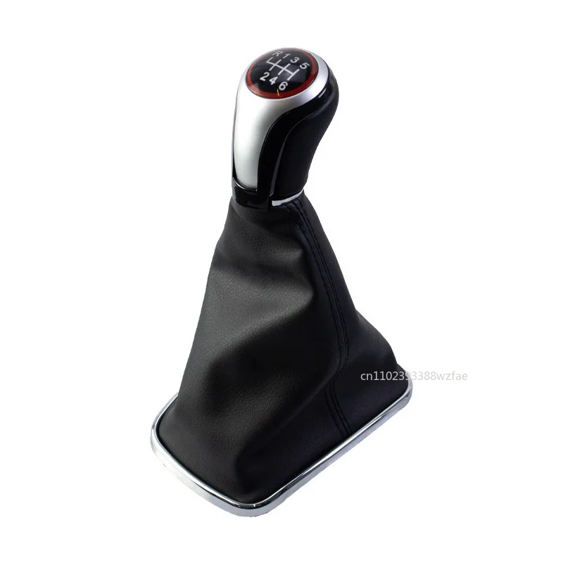 5 6 Speed 12mm Car Gear Shift Knob for Volkswagen VW Golf 4 MK4 Bora Jetta GTI R32 1999-2005 Gaiter 2000 2001 2002 2003