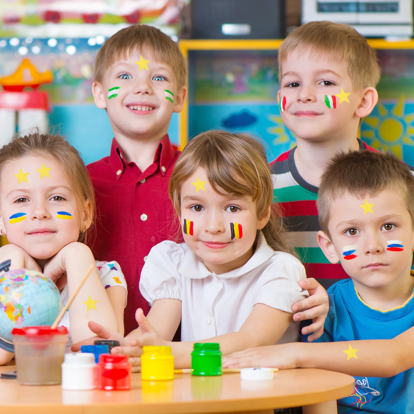 

40 листов наклейки со звездами, алюминиевая фольга, самоклеящиеся классные скрапбукинг, декоративные сувениры для вечеринок, наклейки со звездами