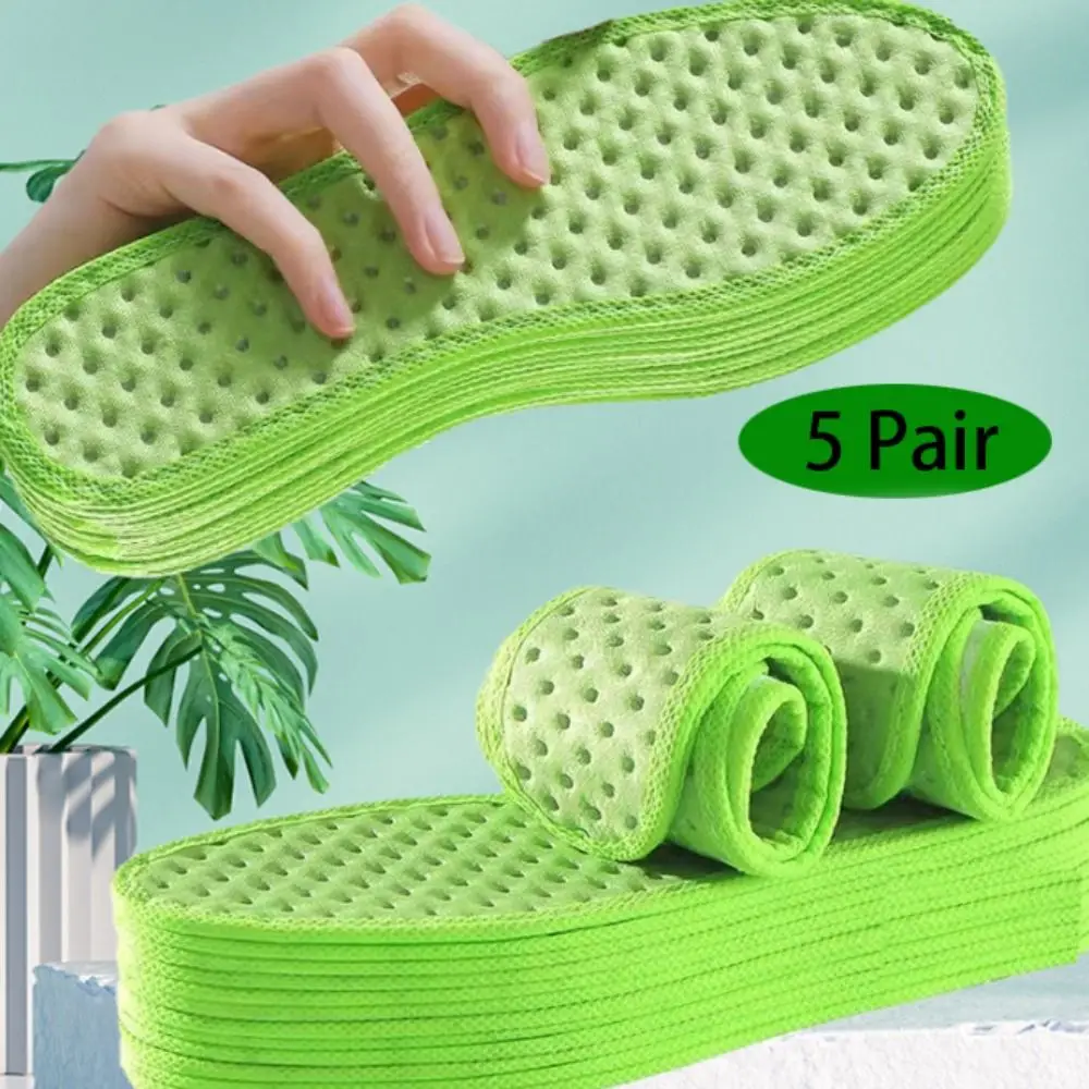 Coussinets de chaussures absorbant la sueur, l'offre elles intérieures légères, soins des pieds, dépistolet ant en charbon de bambou, maille respirante, course à pied, nouveau