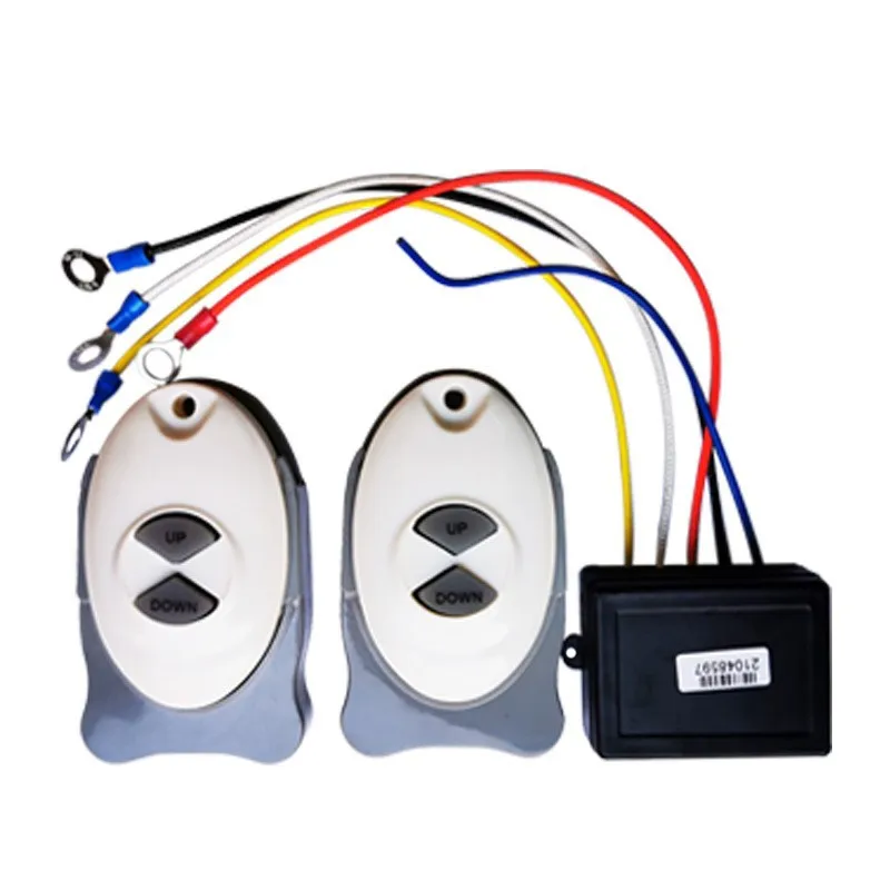 

Anchor crane dual control switch, remote wireless control switch, one receiver dual transmitter marine, yacht electrical