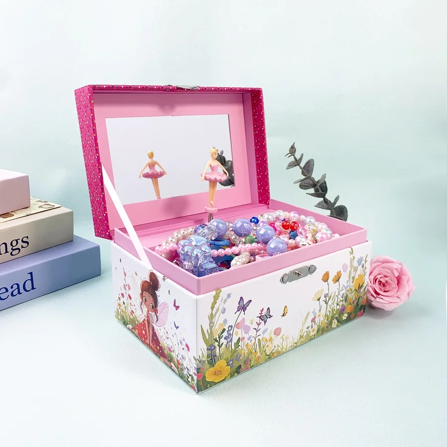 

Musical Candy Boxes Cartoon Kids Girl Gift Packaging Box Wedding Birthday Party Christmas Decoration Baby Shower Gifts Box S079