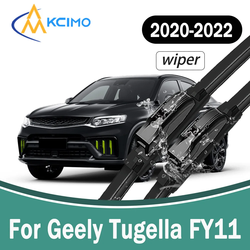 

All-Weather Front Windscreen Wiper Blades For Geely Tugella FY11 2020-2022 Long Lifespan Car Windshield Replacement Part 2Pcs