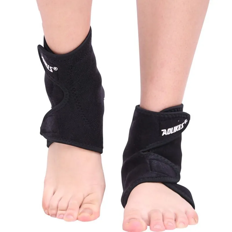 1 paio di supporto per caviglia caldo autoriscaldante tormalina Magnetic Therapy massaggio alla caviglia cintura Pad Foot Health Care distorsione