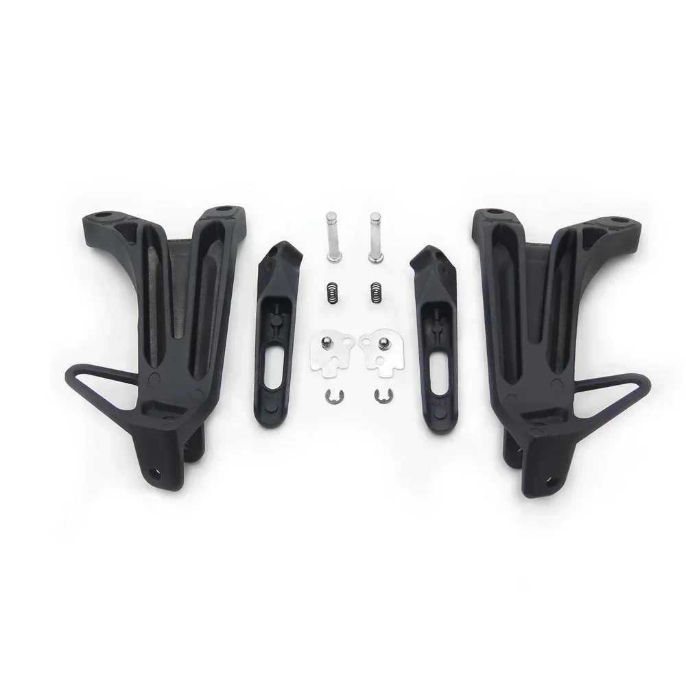 Rear Motorcycle Passenger Foot Pegs Footrest Brackets Set for Honda CBR 600RR 2003-2004