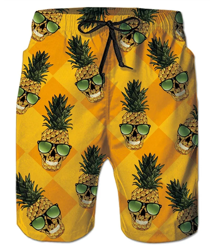 Divertente animale dinosauro pantaloncini da spiaggia pantaloni da uomo stampa 3D tavola da surf estate Hawaii costume da bagno costume da bagno