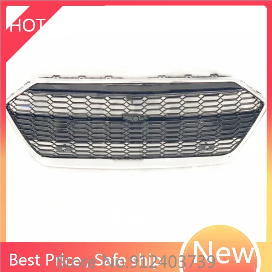 

For RS7 Style Front Sport Hex Mesh Honeycomb HoodGrill Gloss Black for Audi A7/S7 2019 2020 CarAccessories fast ship