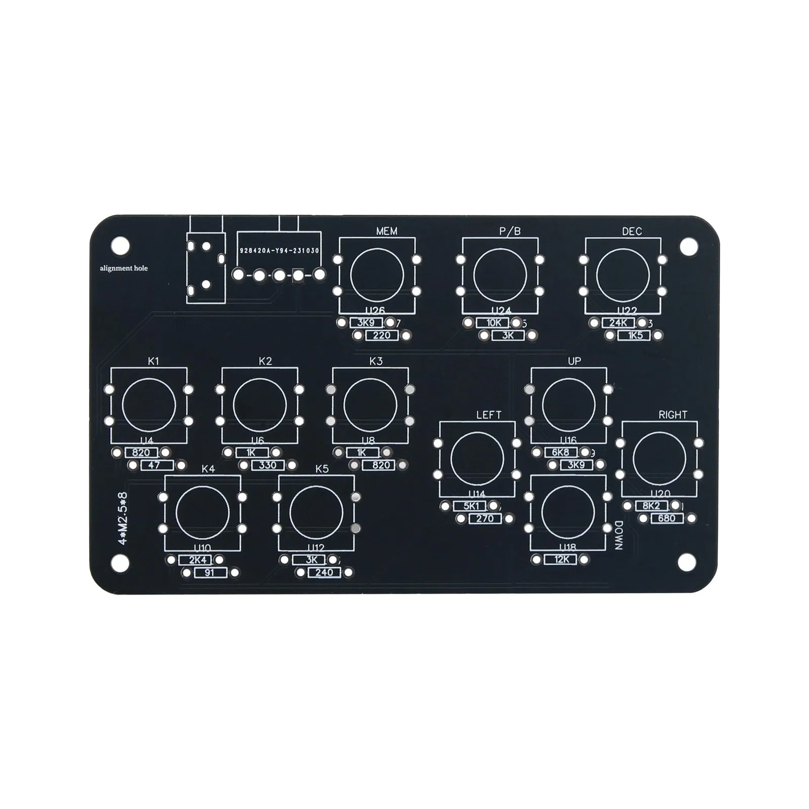 DIY Kit клавиатура с дистанционным управлением для аксессуара для коротковолнового радио YAESU FT-710/891