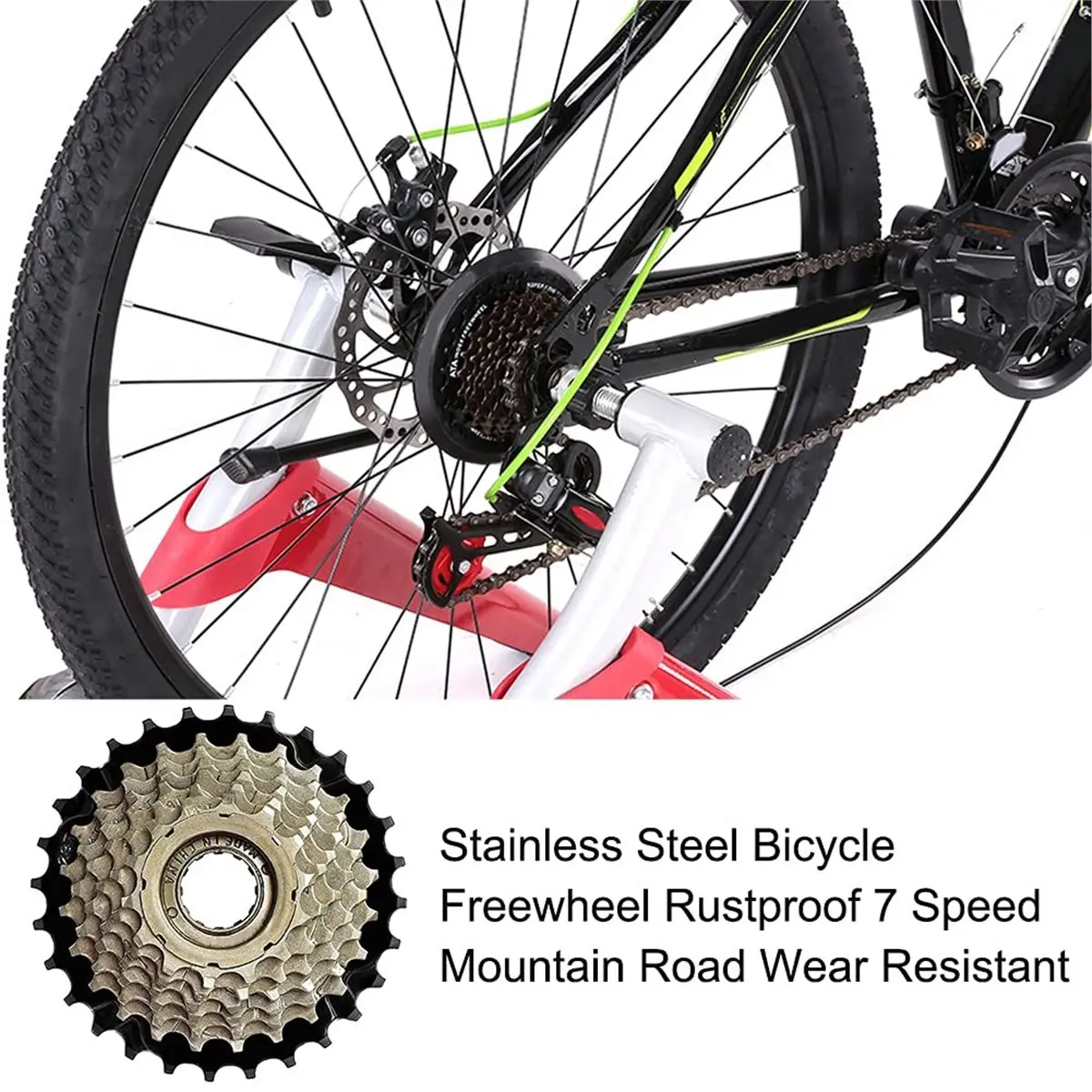 

(ABYM) 7-скоростная втулка-трещотка для горных и шоссейных велосипедов, запасная часть для велосипедной передачи.