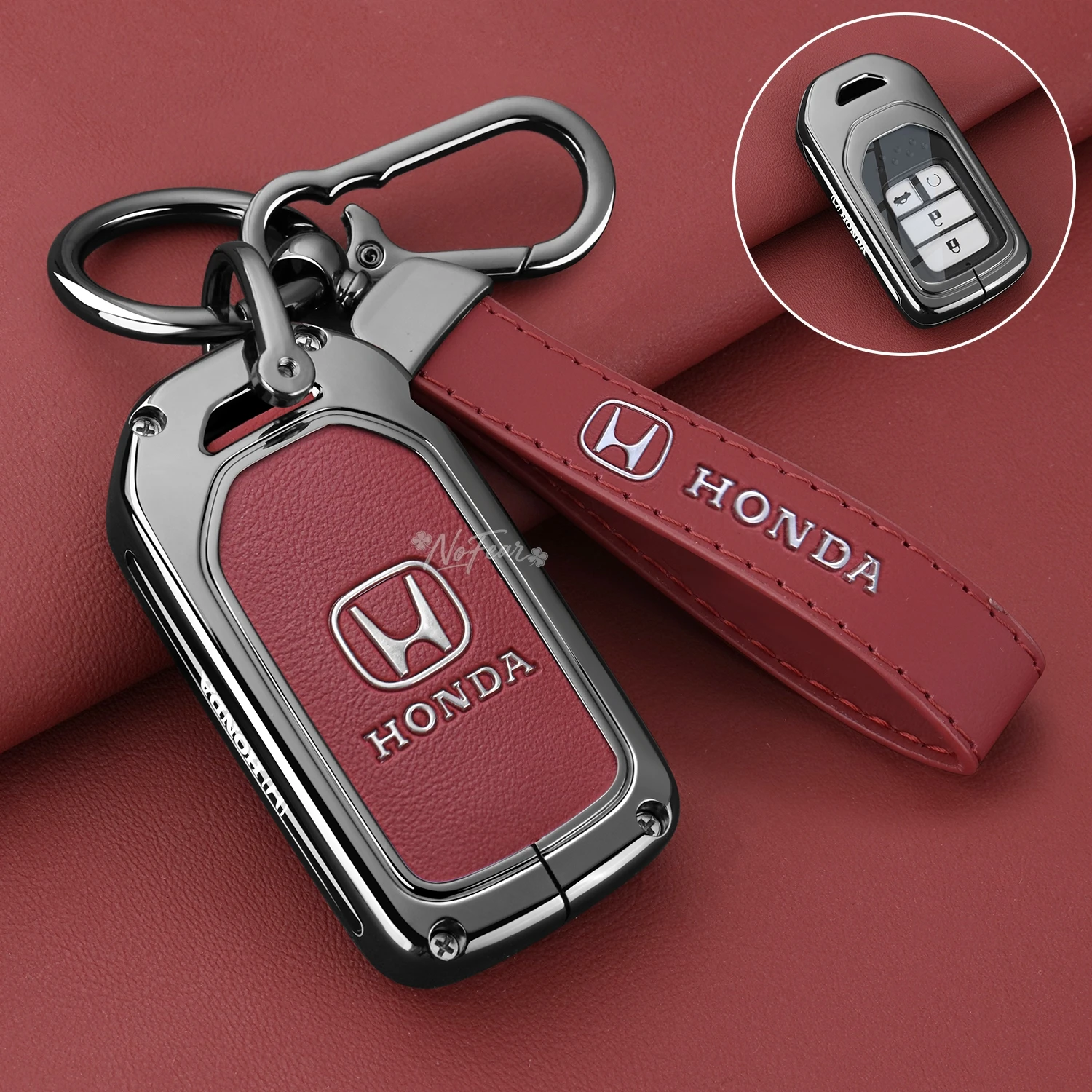 Для Honda 2017-2018 19CRV Pilot Accord Civic Jazz Jade Fit HR-V CR-V HRV City Odyssey XR-V: Чехол для смарт-ключа автомобиля