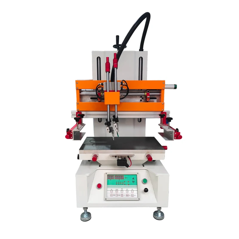 Semi-Automatic Desktop Vacuum Table Screen Printing Machine 25x33cm Print Area Single Color Flat Product Screen Printer
