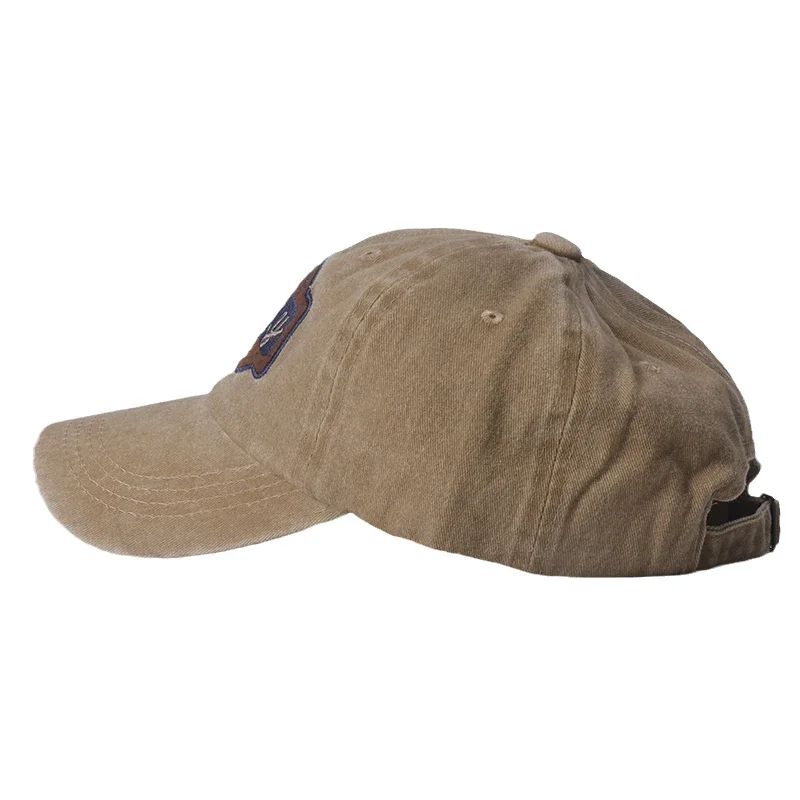 Washed Cotton Baseball Cap for Women and Men Retro Truck Driver Cap Fashion Letter Embroidery Snapback Hat Unisex Bonnet Gorras