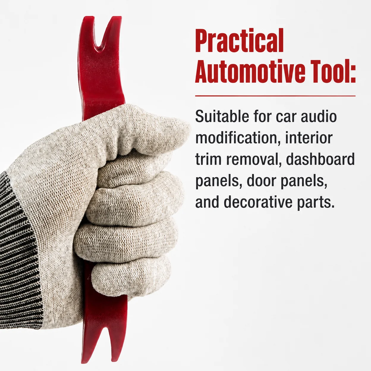 MULE 4Pcs Plastic Pry Tool Set for Car Interior Trim Removal Audio Installation Dashboard Door Panel Disassembly Tools