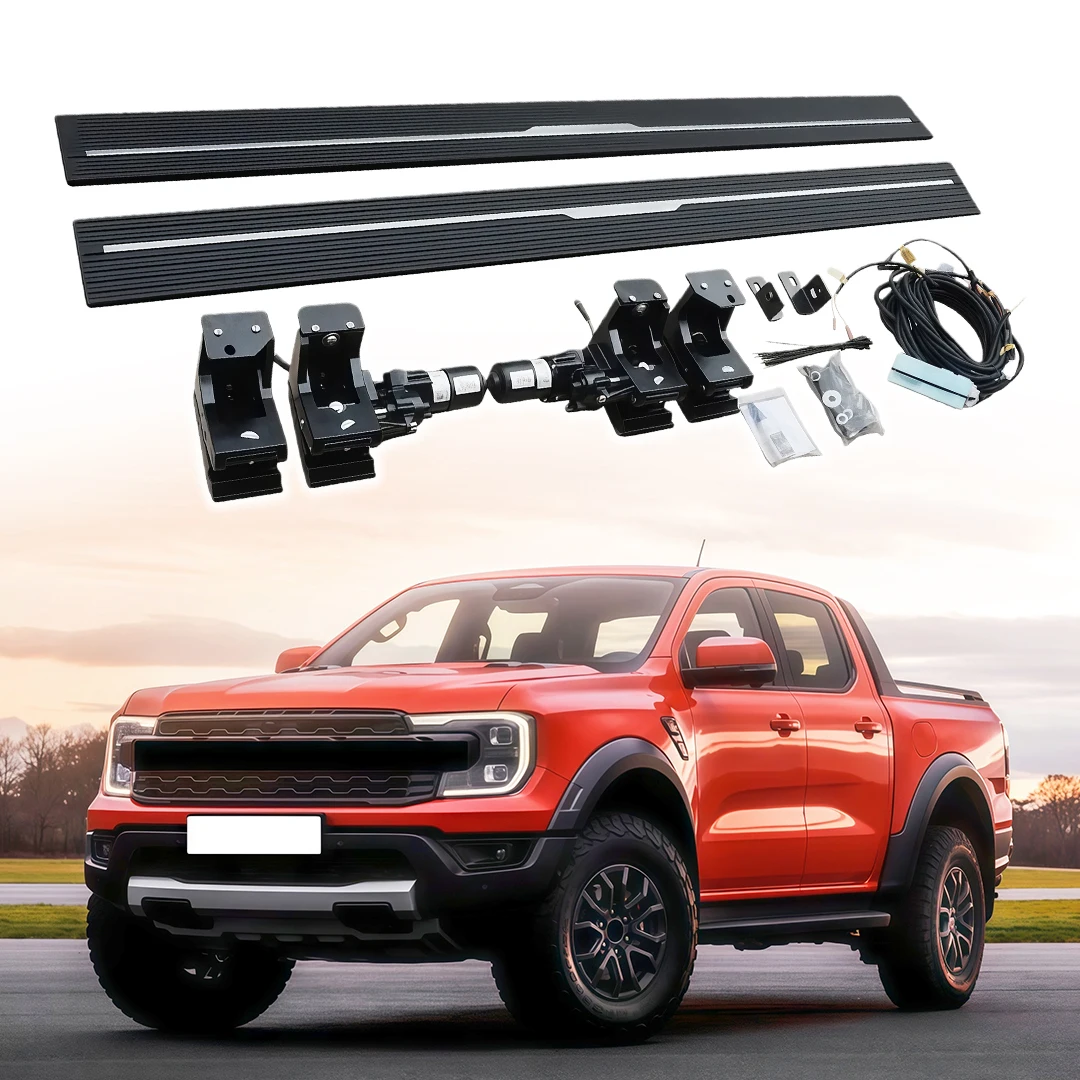 

Deployable Power Side Step Electric Running Boards fits for Ford Ranger T9 2023-2025 2026 Powerstep Retractable Truck Steps