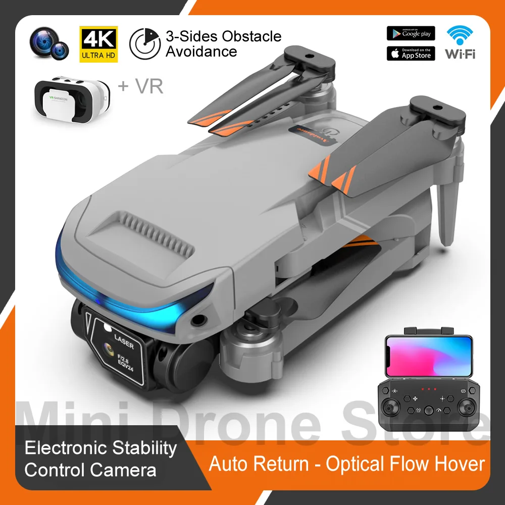 XT9 RC Helicopter Follow Me Obstacle Avoidance Mini VR Drone 4k HD Folding Quadcopter With Electrical Control Camera Free Return