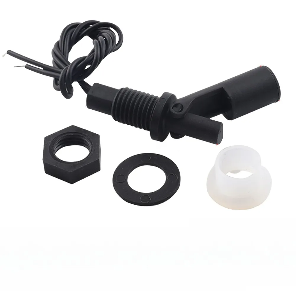 PP Polypropylene Float Switch with 400mm Cable Length and M12x1.25 Mounting Thread for Low Power Level Monitoring Projects