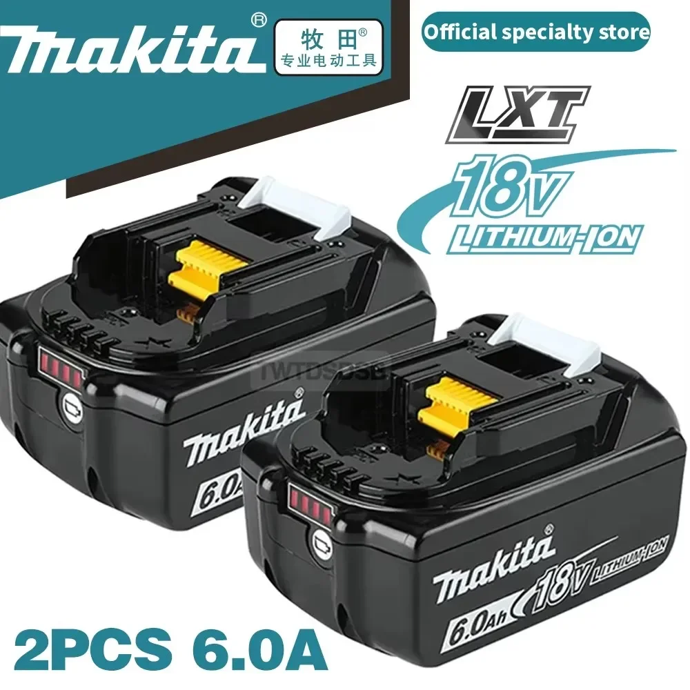 Original Makita BL1860 BL1850B BL1850 BL1840 BL1830 screwdriver battery & charger 18v Replacement Power Tool Batteries