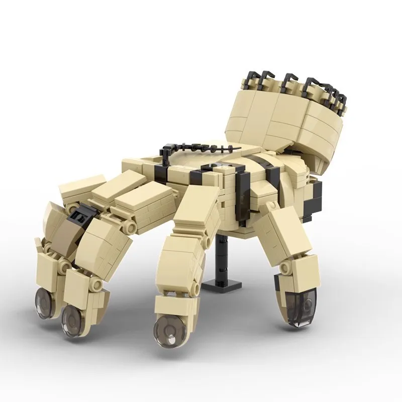 MOC Gebroken hand Bouwsteenspeelgoed Creatieve modulaire bouwset Flexibele handbrekende bouwspeelgoed Speelgoedgeschenken