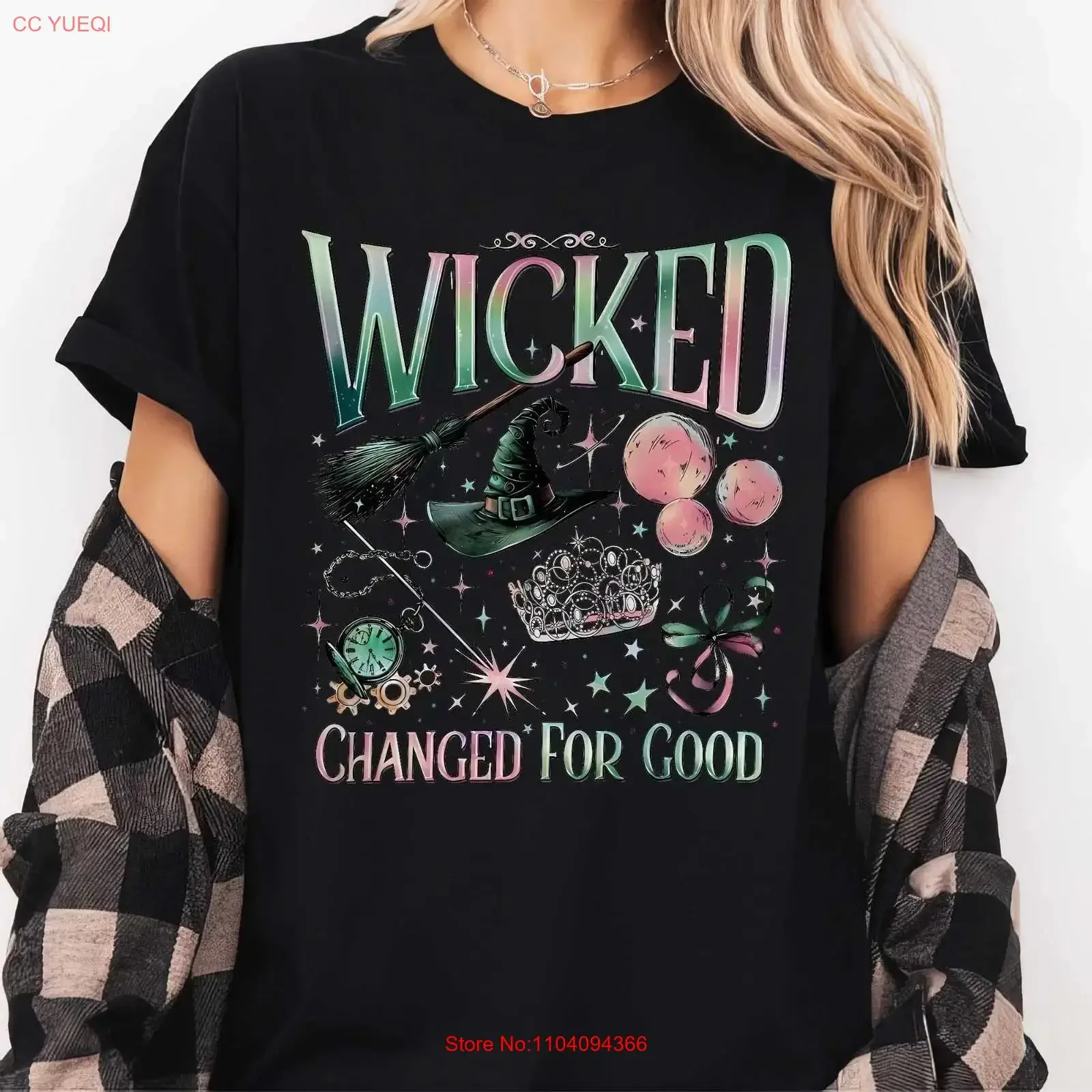 Wicked Changed For Good T Shirt S 3XL vintage Washed Breathable Unisex streetwear Comfortable Top For Everyday Wear graphic