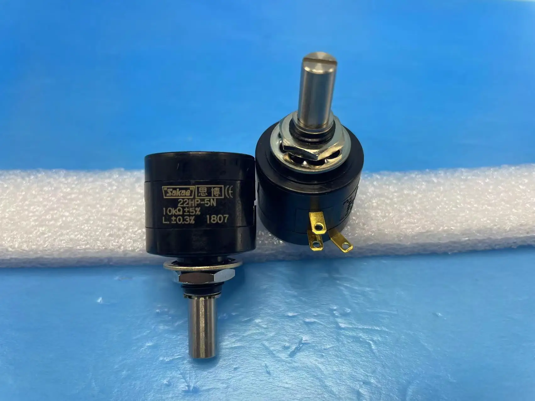 

22HP-5N-10K SAKAE multi-turn wire wound with 5 turns potentiometer