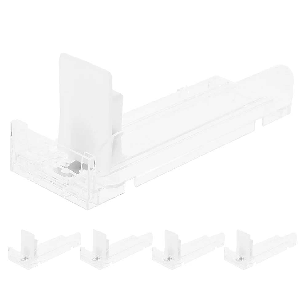 

5pcs Automatic Shelf Pusher Drinks Self-Pushing Organizer Tool For Refrigerator Can Dispenser Beverage Spring Loaded Holder