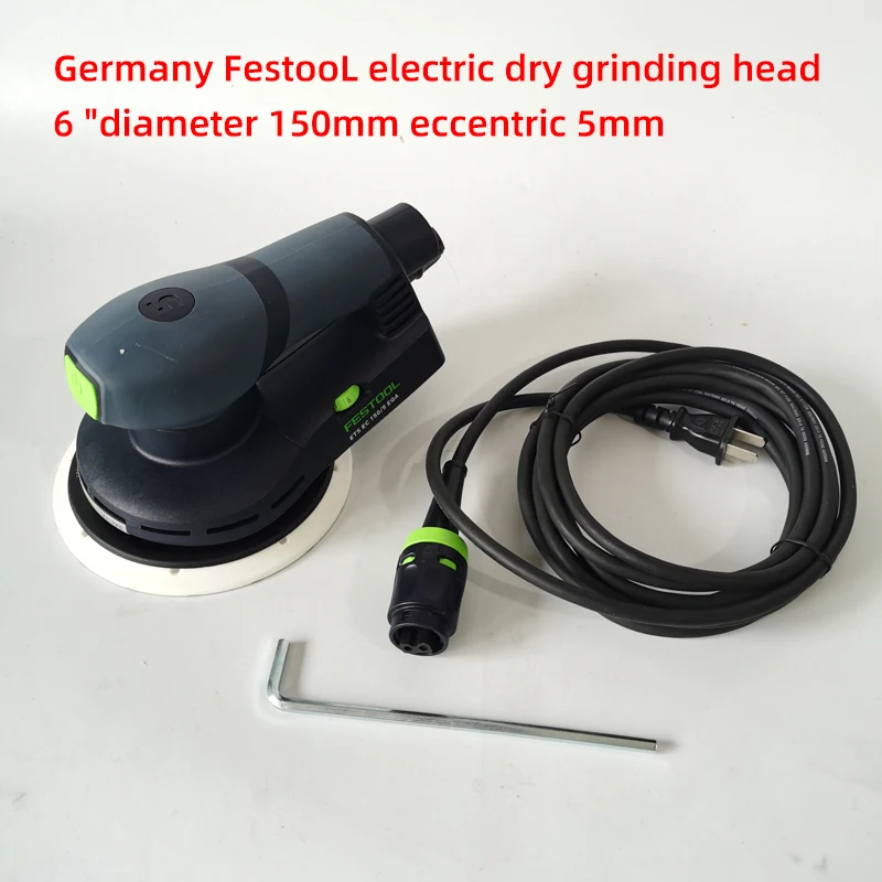 

German FESTOOL Electric Brushless 6 ";Sandpaper Machine With Eccentric 5mm Round Dry Grinding Head 150mm Sander