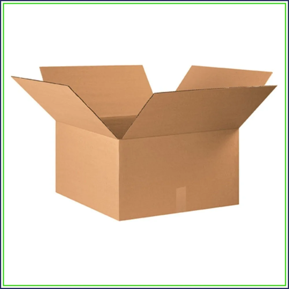

Medium Shipping Boxes 22"x22"x12" 10-Pack - Corrugated Cardboard for Moving, Mailing, Packing, Storage
